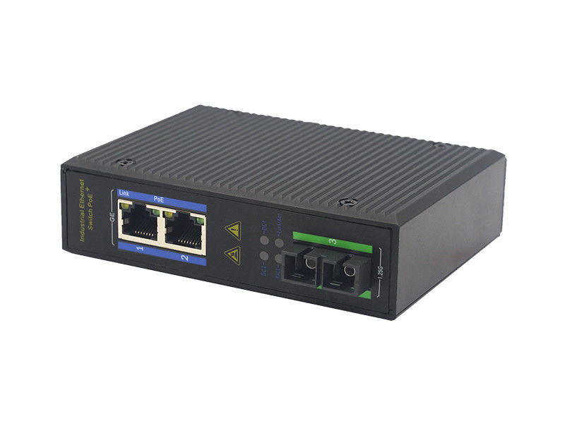 IP40 de Macht van RJ45 100Base-t 4.0A over Ethernet-Schakelaar MSG1102P