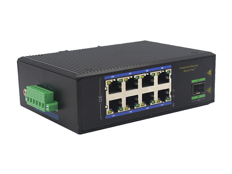 MSG1108P 100Base-t RJ45 1000M PoE Industriële Ethernet Schakelaar IP40