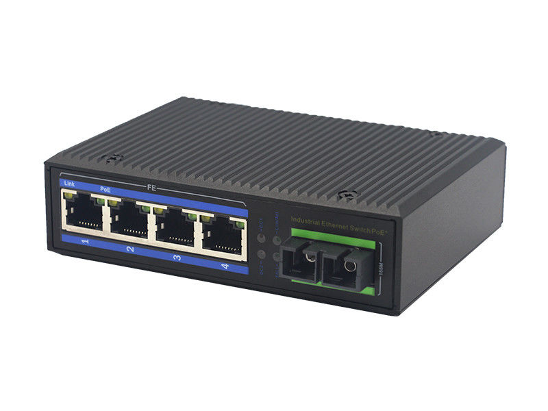 IP40 MSE1104P 4 Haven 10Base-t PoE Industriële Ethernet Schakelaar