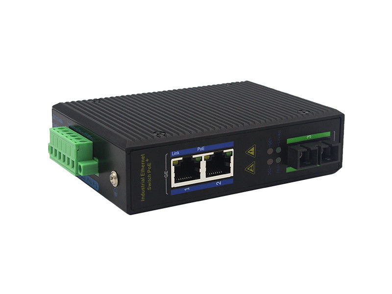 IP40 de Macht van RJ45 100Base-t 4.0A over Ethernet-Schakelaar MSG1102P