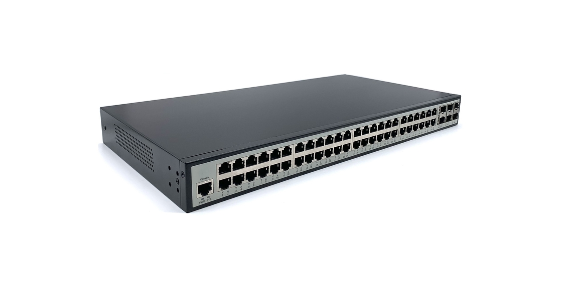 SFP+ L3-beheer Industriële Ethernet-switch MSG9648 48 BaseTX 6 POE PSE