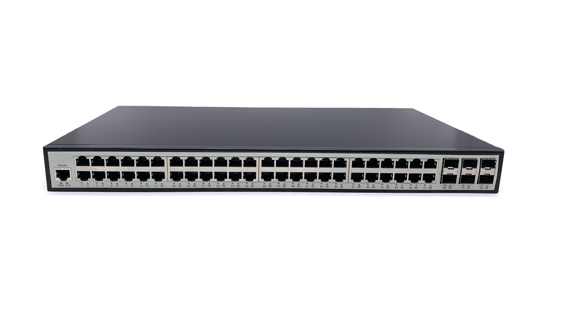 SFP+ L3-beheer Industriële Ethernet-switch MSG9648 48 BaseTX 6 POE PSE